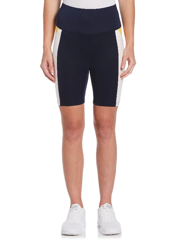 Women's Color Block Biker Short