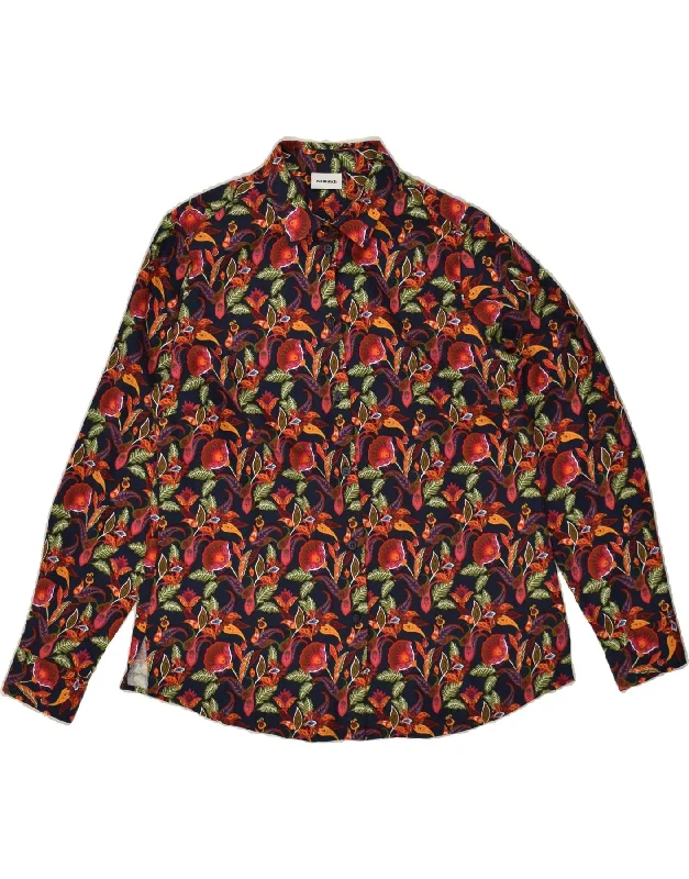 WALBUSCH Womens Shirt EU 40 Medium Multicoloured Floral Cotton