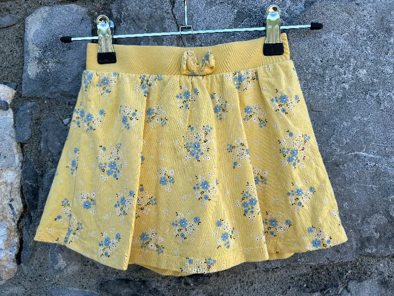 Relaxed Dresses Yellow floral skort   2-3y (92-98cm)