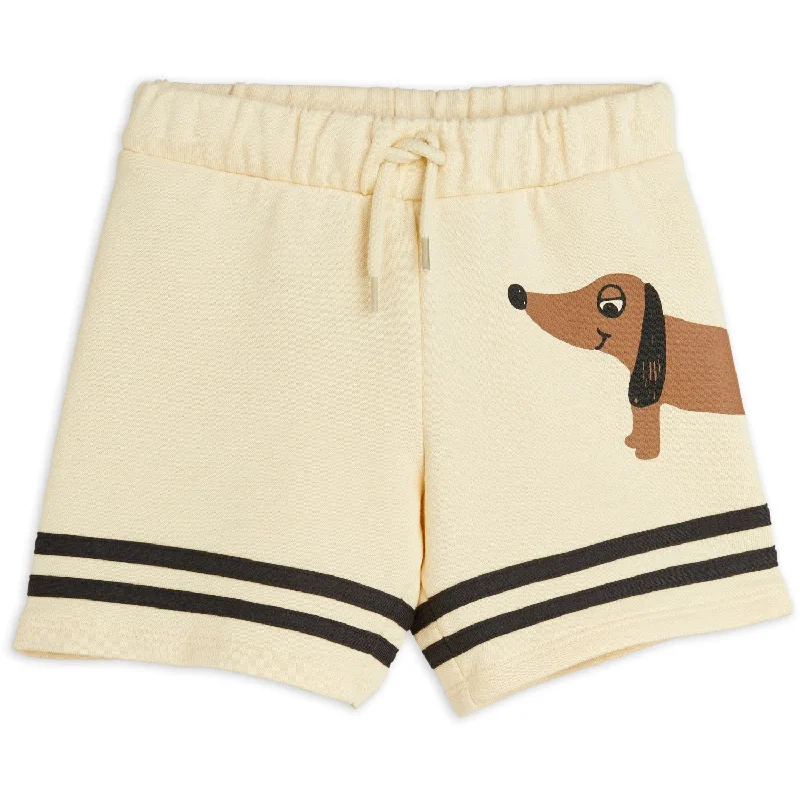 Urban Comfort Mini Rodini Beige Dog Sp Stripes Sweatshorts