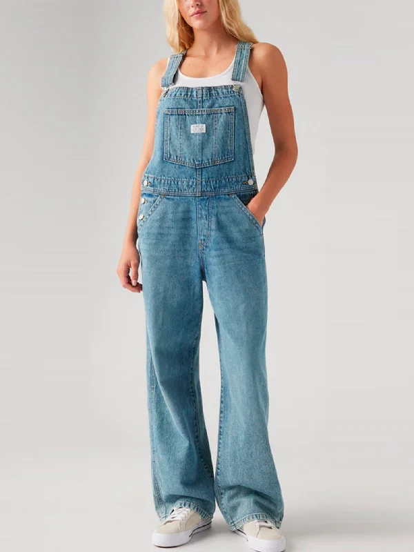 Casual Chic Outfits FL Baggy Overall Jeans