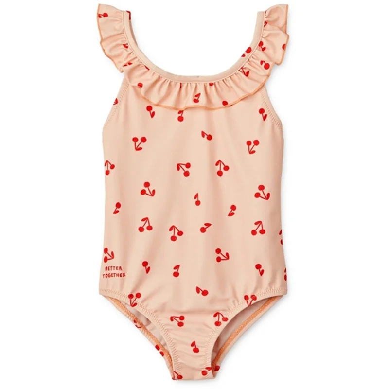 Soft Fabrics Liewood Kallie Swim Suit Cherries Apple Blossom