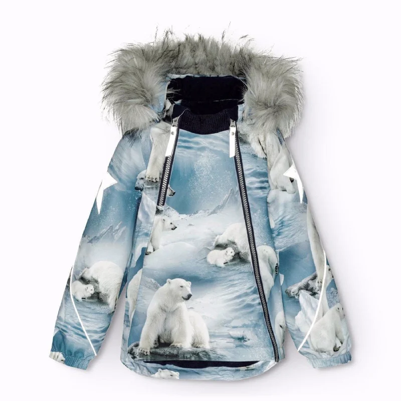 Light Layers Molo Polar Bear Joy Hopla Fur Jacket