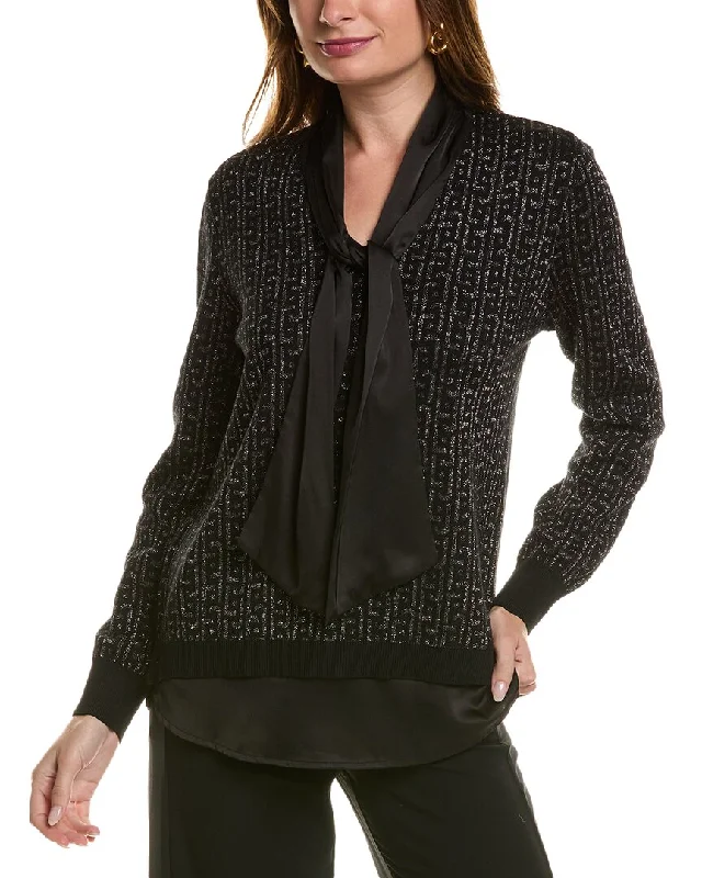 Anne Klein Jacquard Sweater