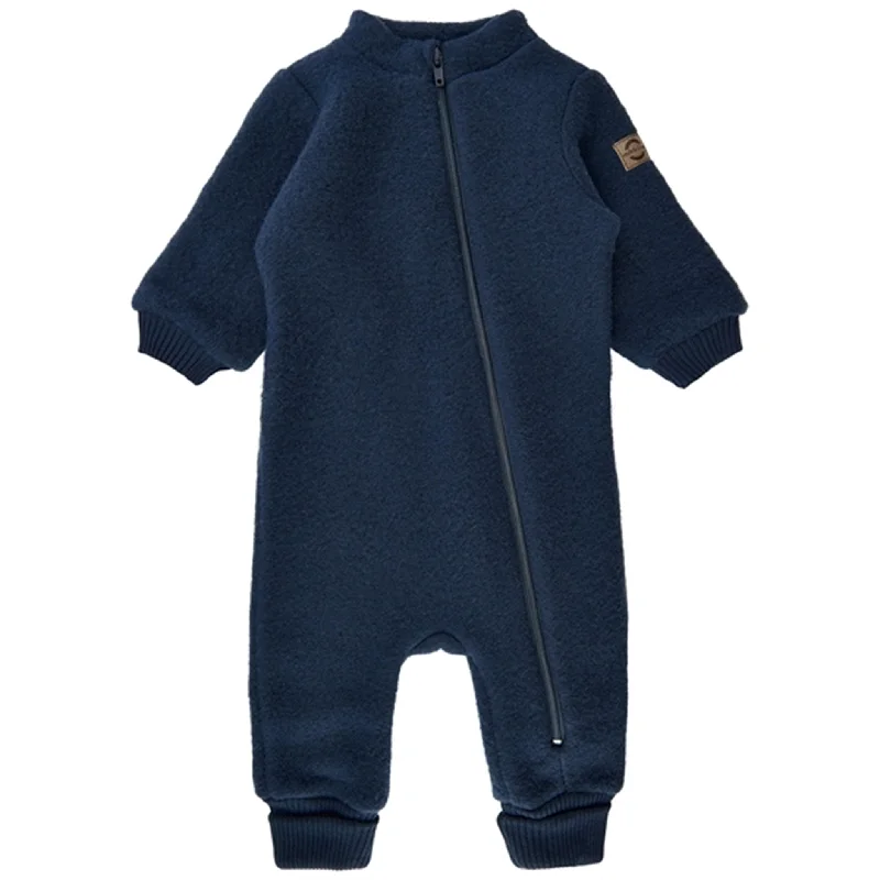 Warm Wear Mikk-Line Wool Suit Blue Nights