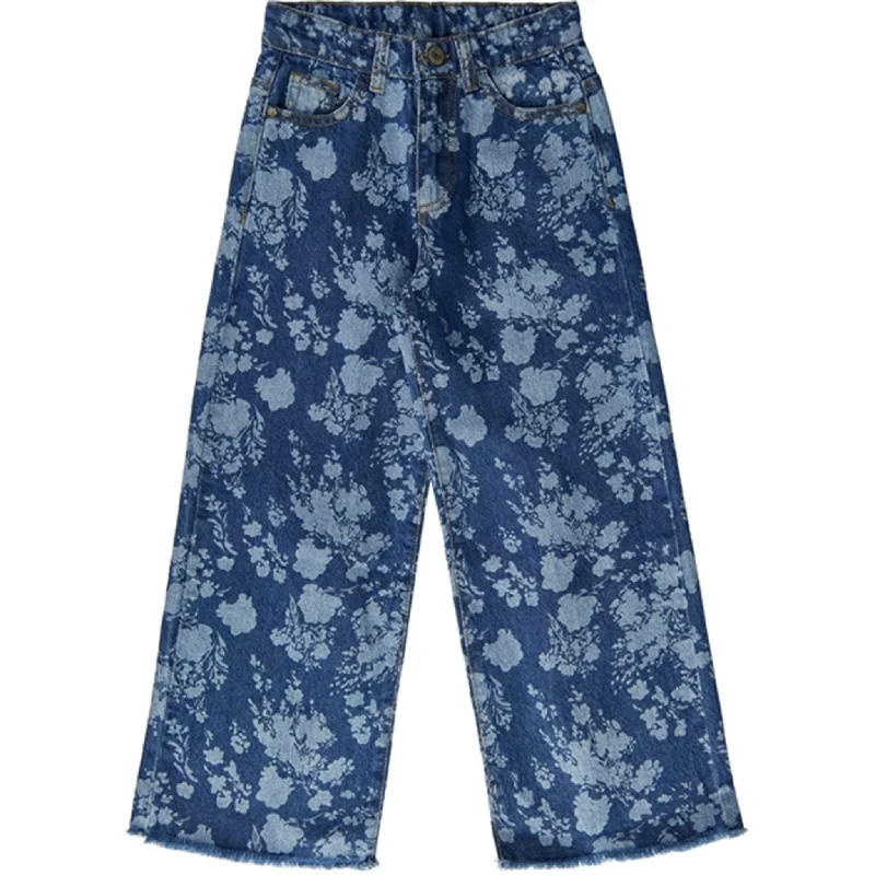 Relaxed Chic THE NEW Blue Denim Florana Wide Jeans