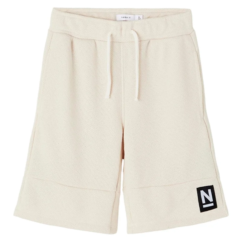 Comfortable Looks Name it Oatmeal Jopeter Sweat Shorts