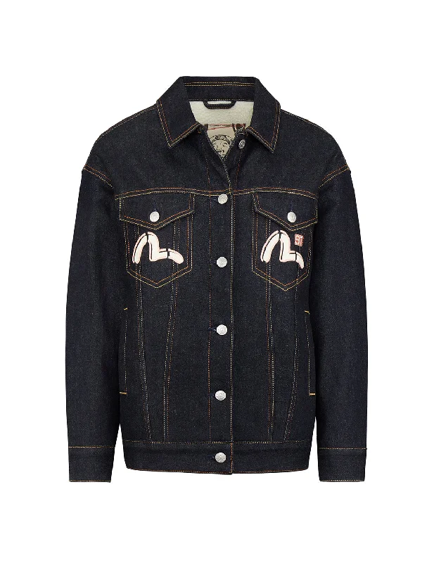 Light Layers Brushstroke Godhead Denim Jacket