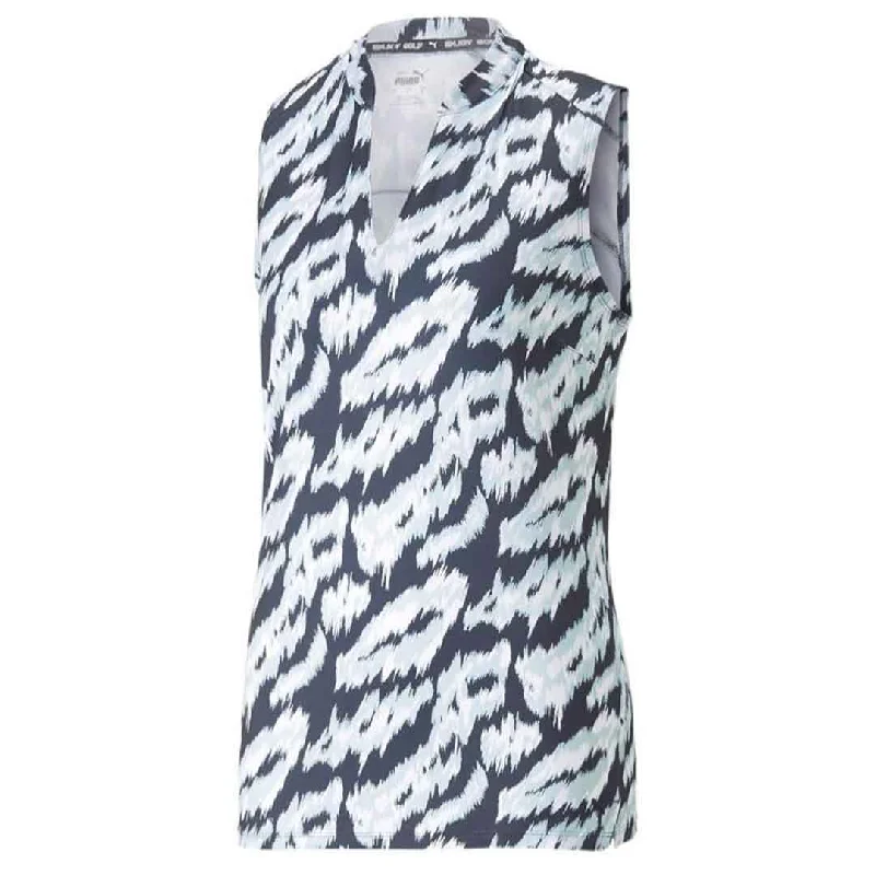 Chic Outfits Puma - Women's MATTR Animal Sleeveless Polo (538999 02)