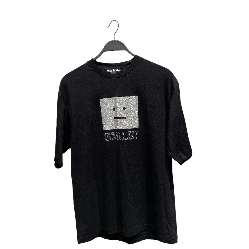 Acne Studios/T-Shirt/Cotton/BLK/