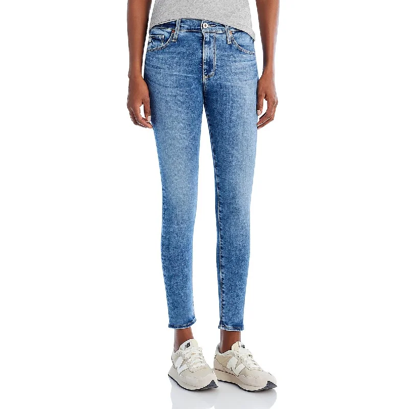 Effortless Wear Adriano Goldschmied Womens Faded Denim Skinny Jeans