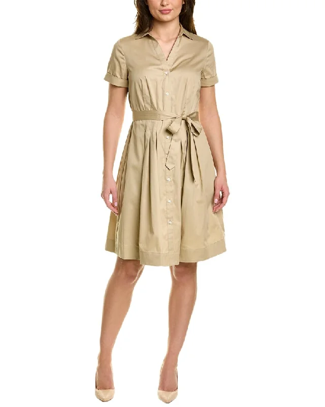 Brooks Brothers Pleated Shirtdress