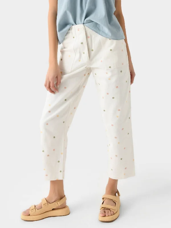 Summer Comfort Mael Pant In Cream