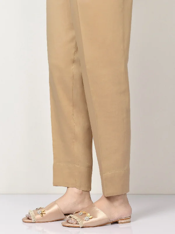 Baisc Cambric Trousers - Light brown