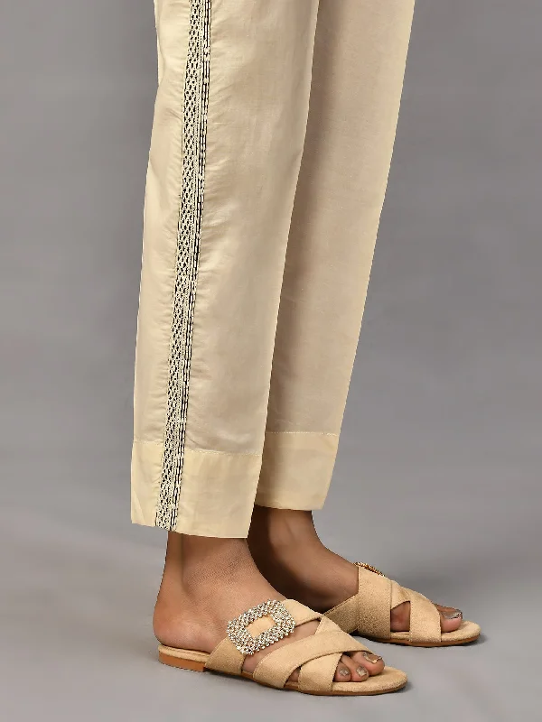 Embroidered Cambric Trousers