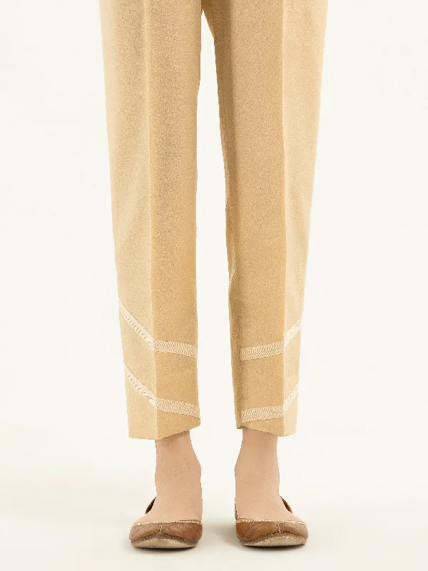 Chic Outfits Dyed Crepe Trousers(Pret)