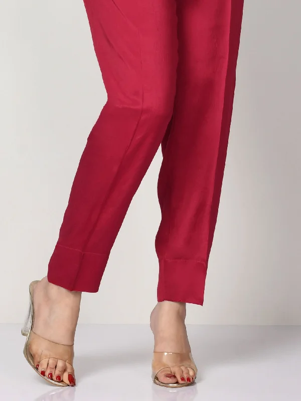 Raw Silk Trouser