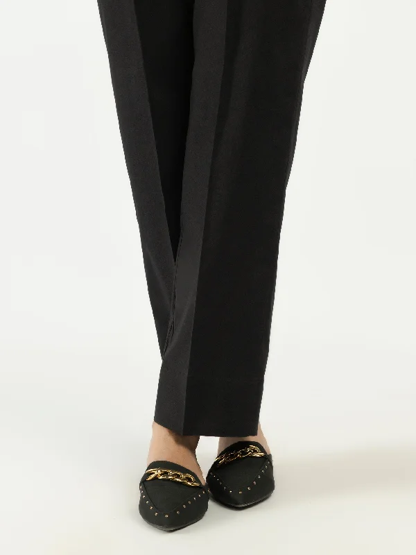 Comfortable Dresses Dyed Crepe Trousers(Pret)