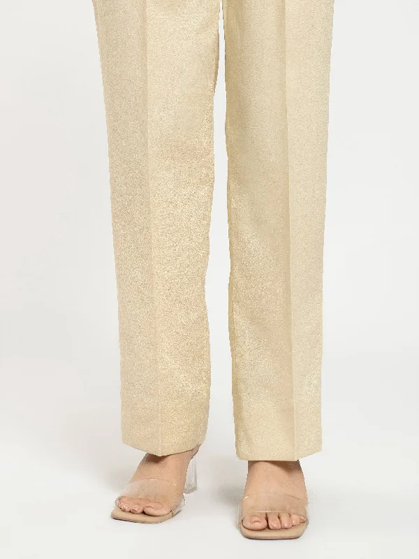 Soft Clothing Dyed Crepe Trousers(Pret)