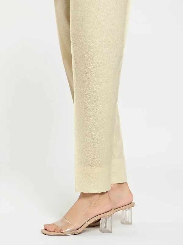 Easygoing Fashion Plain Crape Trouser