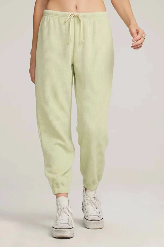 Pull On Jogger Pants In Limelight