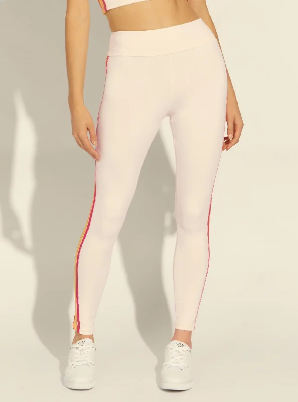 Relaxed Tops White Multi Brittany Active Leggings