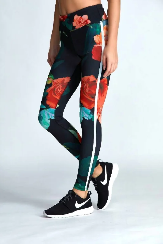 Cozy Outerwear Rose Legging In Multi