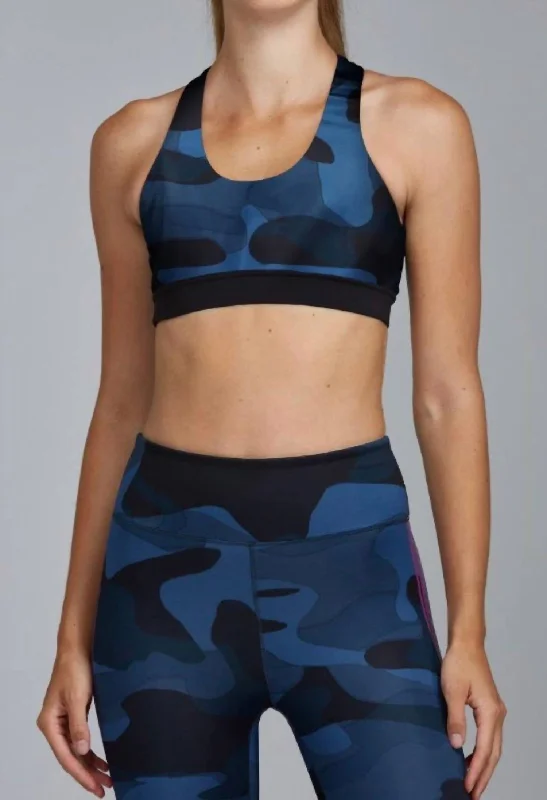 Easygoing Fashion Warrior Bra In Blue